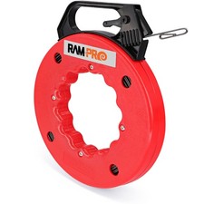 Fish Tape Wire Puller 50ft - Easy to use Cable Puller Tool with Double Loop T...