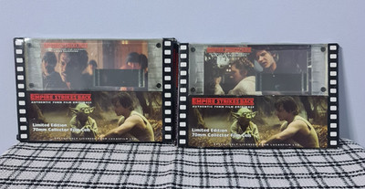 2 x Star Wars Empire Strikes Back Serie I 70mm Filmzellen Nr. 2007 & 5793