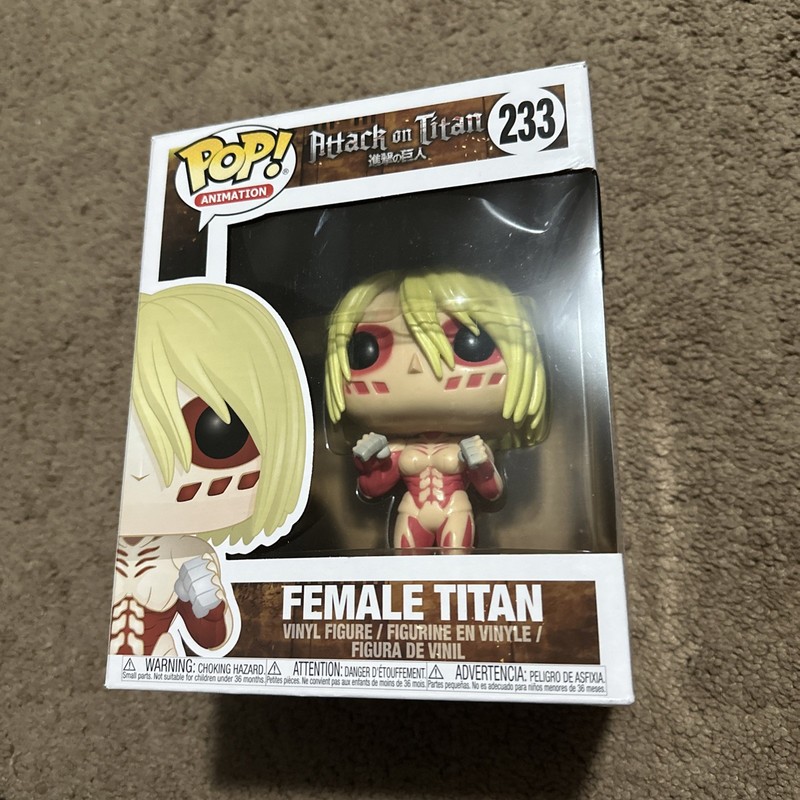 Funko Pop! Vinyl Super 6 in: Attack on Titan - Female Titan (6 inch) #233