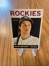2013 Topps Heritage High Number RC H519 Nolan Arenado Rookie Card. rookie card picture