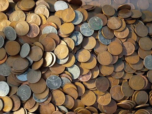 1000 Lincoln Wheat Pennies Great Mix Includes Lots Of Steel Pre-40s Bu + 22d