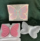 Vintage Avon Wings of Beauty Soap Trinket Dish Butterfly Milk Glass w/Box