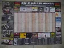Road Racing Ireland 2012 Wallchart Planner