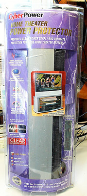 Cyberpower Home Theater Surge Protector 10 -  6000 Joules Protected Outlets NEW!