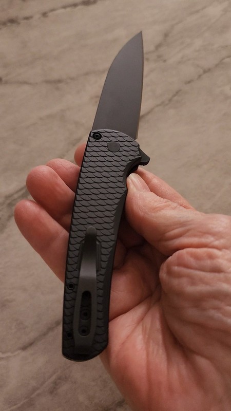 Pro-Tech Manual Malibu Flipper Dragon Scale DLC Magnacut Wharncliffe