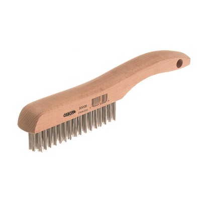 83003 Osborn Economy Scratch Brush,Style=Shoe Handle,Rows=4x16,Fill