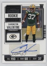 2023 Panini Contenders Rookie Ticket Carrington Valentine #174 Auto 9et