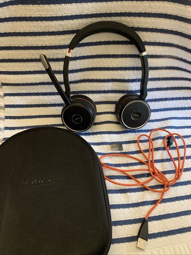 Jabra GN Headset mit Ladegerät/Dongle/Tragetasche