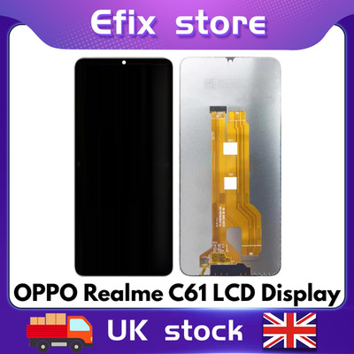Für Oppo Realme C61 Ersatz LCD Touchscreen Digitizer Display - UK Ware