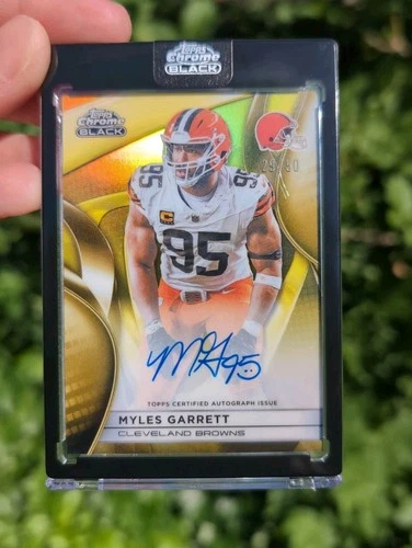 2025 Topps Chrome Myles Garrett Chrome Autographs (RAW)