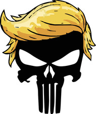 Trumpisher Trump Hair Punisher Vinyl Decal Sticker Color 3m Vinyl Usa Made Trumpisher Trump Hair Punisher Vinyl Decal Sticker Color 3m Vinyl Usa Made