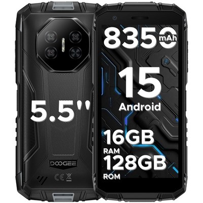DOOGEE Fire3Pro Android 15 Outdoor Handy Ohne Vertrag 16GB+128GB 8350mAh 2SIM 4G