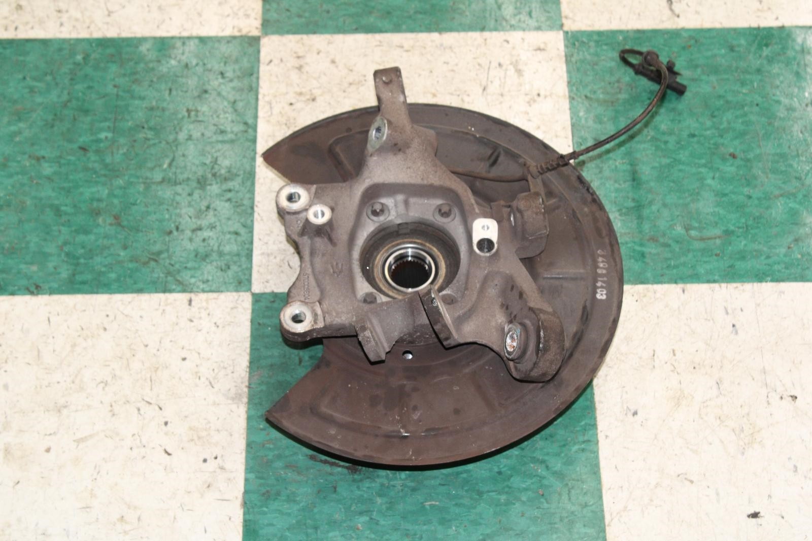 14-17 Ghibli Driver Side LH LR Rear Bearing Hub Spindle Assy Rotor Unit OEM OE