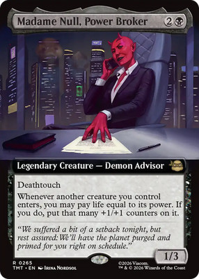 Madame Null, Power Broker (FOIL) x1 - MTG Teenage Mutant Ninja Turtles TMT #265