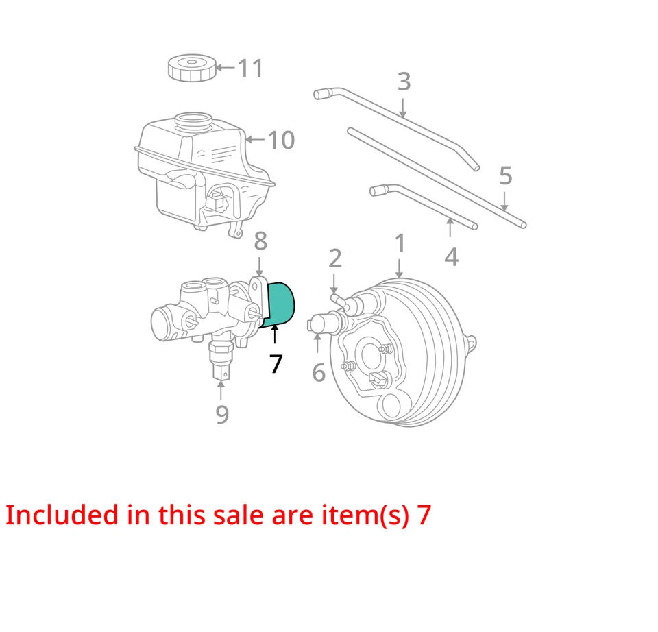 Главный цилиндр тормоза Dodge Charger 2009–2010 годов выпуска XWMT1 - Изображение 2 из 3
