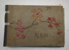 122 Early 1900's Vintage Postcards In Album Mostly Europe and Some US Cities