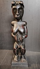 Fang Gabon Statue African Tribal Art Antique Mask Statuette Fang Gabon Statue African Tribal Art Antique Mask Statuette