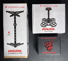 Trophyline Saddle Package L/XL Covert Ultra Rival Sticks Rival Platform New