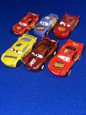 Disney Pixar Cars Diecast Lot of 6 Lightning McQueen Cruz Ramirez Mattel