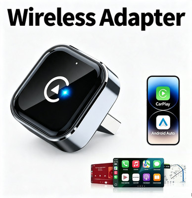 2in1 Wired to Wireless CarPlay Android Auto Adapter For Nissan Frontier 18-2021