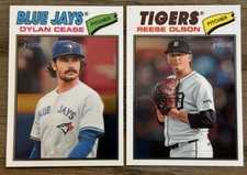 Dylan Cease 2026 Topps Heritage Chrome Base & Reese Olson