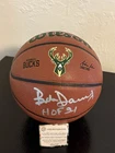 Bob Dandridge Signed Bucks Logo Wilson NBA Basketball w/HOF'21 (SS COA)