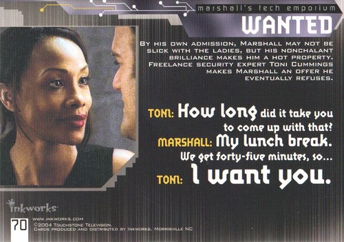 2004 InkWorks Alias Season Three Trading Card #70 Wanted - Picture 2 of 2