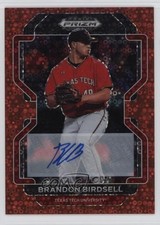 2022 Panini Prizm Draft Picks Red Donut Circle 45/99 Brandon Birdsell Auto 1q3d