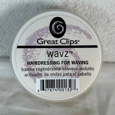 Great Clips Wavz Hairdressing For Waving Hair Balm Curl Cream NOS Rare