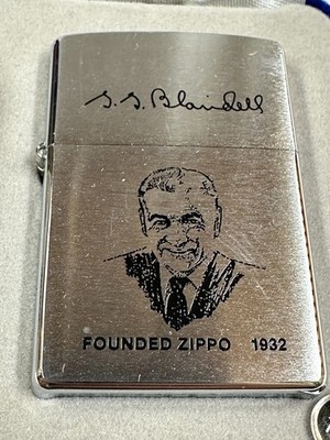 Zippo 200FL Founder's Lighter Blaisdell Founded 1932 Brushed