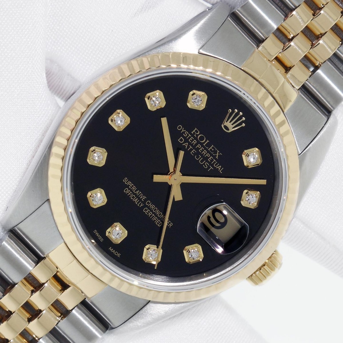 ROLEX Datejust ブラックダイヤル Rolex DateJust Black Dial - Shonzone.com