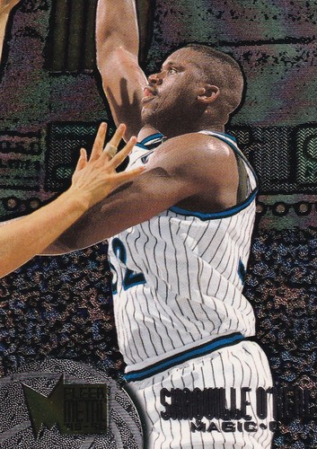 Shaquille O'Neal #78 1995 Metal card
