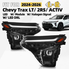 For 2024 2025 2026 Chevy Trax LT 2RS Activ LED w/ DRL Headlight Left+Right Pair