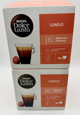 NESCAFÉ Dolce Gusto Coffee Capsules Café Lungo 32 Total Single Serve Pods