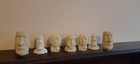 Set of 7 Easter island heads 