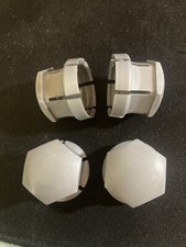 Volvo OEM Wheel Lug Bolt Lugs Silver Cap Cover Set of 4 S60/80 V60/70 XC60/70/90
