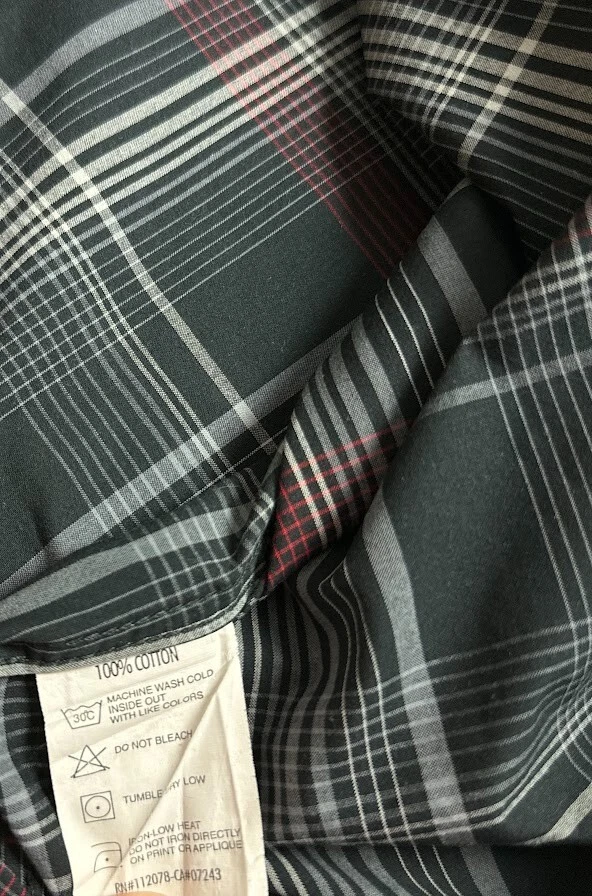 G-Unit Clothing Co Shirt Men's Size 3XL Multicolor Plaid Short Sleeve Button Up! - Image 3 of 4