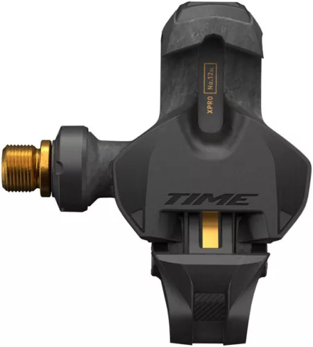 Time XPRO 12SL Pedals - Single Sided Clipless, Carbon, 9/16", Carbon/Gold, QF 51