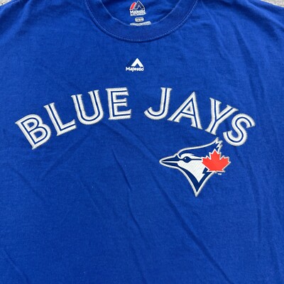 Toronto Blue Jays Shirt Sz M Youth Majestic Troy Tulowitzki #2