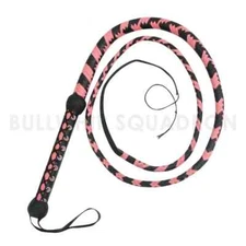 Genuine Leather Bull Whip 6 Feet, 12 Plaits, Indiana Jones Inspired