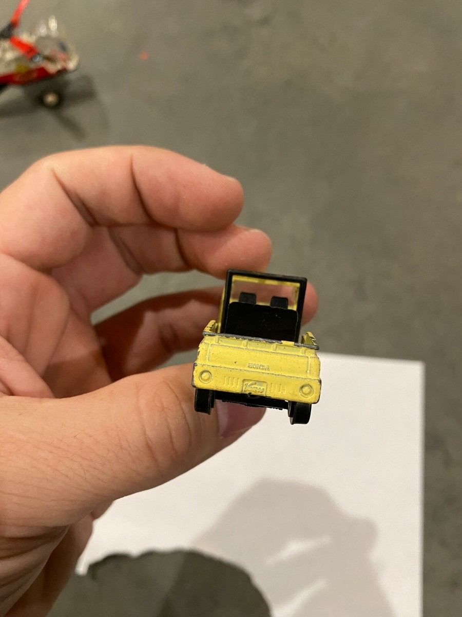 TOMICA - Beige/Yellow Honda Vamos Car - No 55, Missing Top TOMICA - Beige/Yellow Honda Vamos Car - No 55, Missing Top