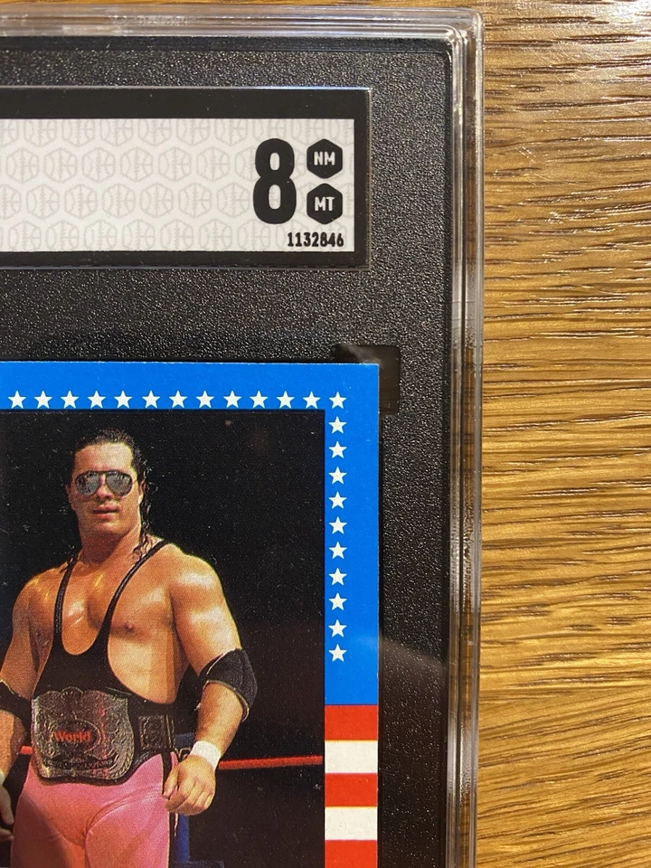 1987 Topps WWF - #1 Bret Hart (RC) - Imagem 2 de 4