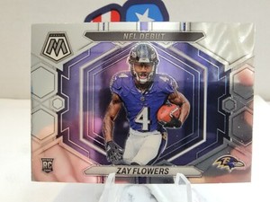 2023 Panini Mosaic - NFL Debut NFL Debut #ND-18 Zay Flowers (RC)