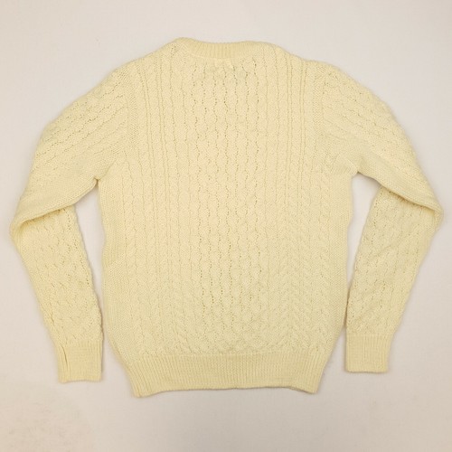 Artisan Womens Sweater Jumper CHUNKY Cable Knit Pullover MEDIUM Wool - Picture 2 of 9