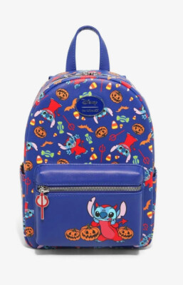 Disney NWT Her Universe Disney Lilo and Stitch Halloween Devil mini backpack Her Universe Disney Lilo & Stitch Halloween Devil Mini  main image 3
