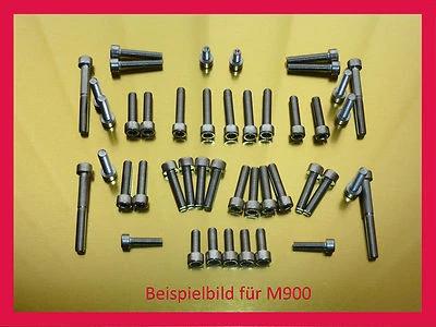 V2A Schrauben Edelstahlschrauben Motorschrauben für Ducati Monster 900 M900