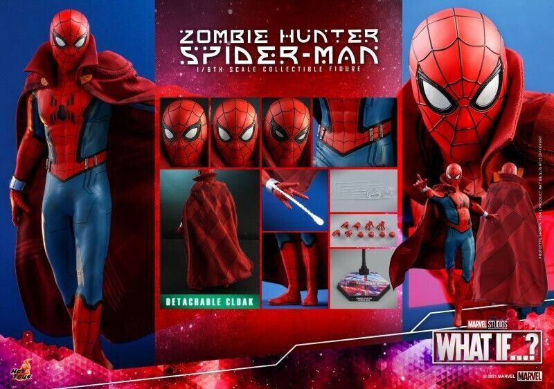 New Hot Toys TMS058 What If…? Zombie Hunter Spidey Spider New Hot Toys TMS058 What If…? Zombie Hunter Spidey Spider