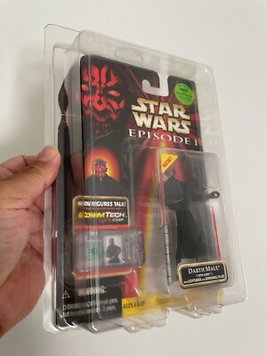 Star Wars Episode 1 Darth Maul Figure with Rare ''Ultimate Party'' Sticker Variant