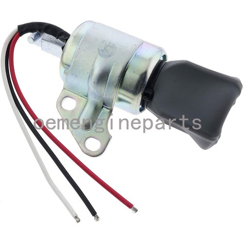 12V Fuel Stop Solenoid Valve For Skyjack SJ6832 RT Kubota Engine M8200 139321 - Picture 2 of 5