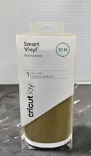 Cricut: Smart Vinyl - Permanent - Glossy - Gold - Model 2007355 - Brand New